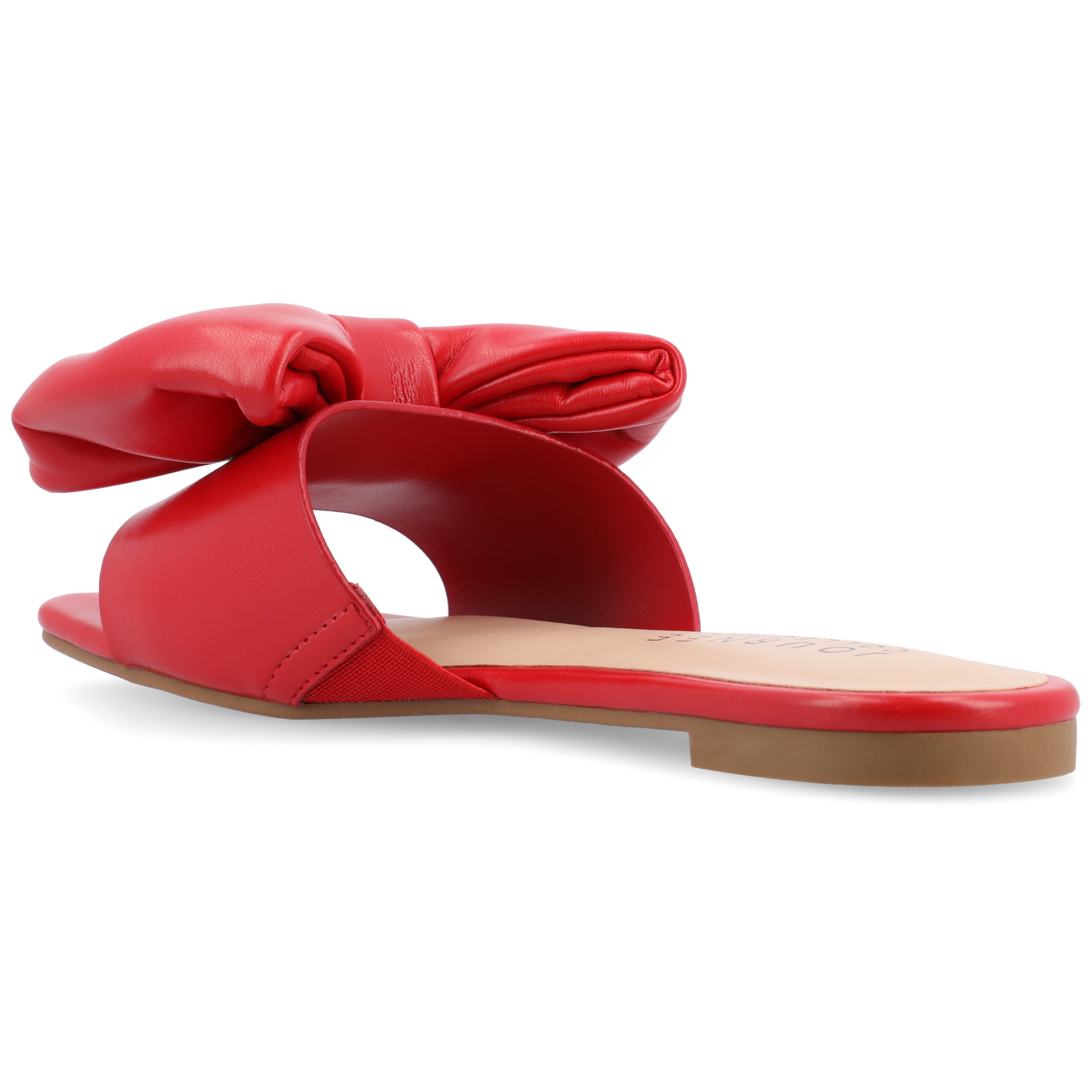 Journee Womens Fayre Slip On Flat Sandals, Widths Available
