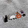thumbnail image 2 of Cat Halloween Embroidered Sweatshirt&nbsp;, 2 of 2