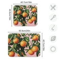 thumbnail image 4 of Yayeee Dish Drying Mat for Kitchen Counter 16"x18" Microfiber Absorbent Pad, Vibrant Oranges, 4 of 7