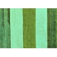 thumbnail image 1 of Ahgly Company Indoor Rectangle Solid Turquoise Blue Modern Area Rugs, 2' x 4', 1 of 4