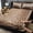 Yellow, variant on Leopard Print Satin Fitted Sheet Set, Fashionable Classic Soft And Comfortable DeepPocket Breathable Bedding, 1 Fitted Sheet + 1/2 Pillowcases No Filling(Yellow,Twin)