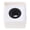White, variant on Lerpwige Microphone Logos Flag With Thickened Cotton for Handheld Microphones