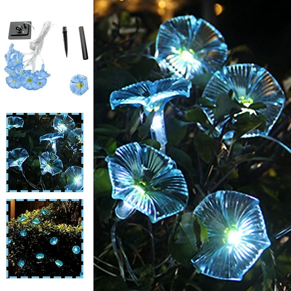 Christmas Lights Outdoor Solar Garden Lights Led Hanging Tree Lights String Outdoor Lights Villa Garden Decoration Lights Simulation Solar Lights Outdoor