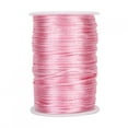 thumbnail image 3 of Cordón De Anudado Chino Suave, Cordón De Nailon Satinado De 6 Colores Tejido A Mano, Para La Fabricación De Joyas, Fabricación De Ropa ANGGREK Rosa, 3 of 8