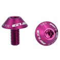 thumbnail image 1 of GUB G-510 - 2 tornillos para portabidón de bicicleta (M5 x 12 mm, morado), 1 of 9