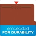 thumbnail image 3 of Pressboard Classification Folders, Letter size, Brick Red, 10/Box, 3 of 5