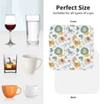 thumbnail image 6 of Kdxio Scandinavian Africa Funny Coasters,4 Pcs Leather Coasters,Housewarming Gifts,Protect Furniture from Water Marks Scratch and Damage, 6 of 6