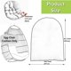 thumbnail image 2 of Cojín Colgante para Silla con Forma De Huevo, Cojín para Columpio para Interior/Exterior Grueso Cojines para Patio y Jardín Gris Sunnimix Cojín del asiento, 2 of 7