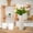 A003- White, variant on Decorative Vase, Textured Vase, 10 In, White Finish, Vase Decor, Living Room Table Decor, Table DecorforLiving Room, Everyday Entryway Display, 1 Pc