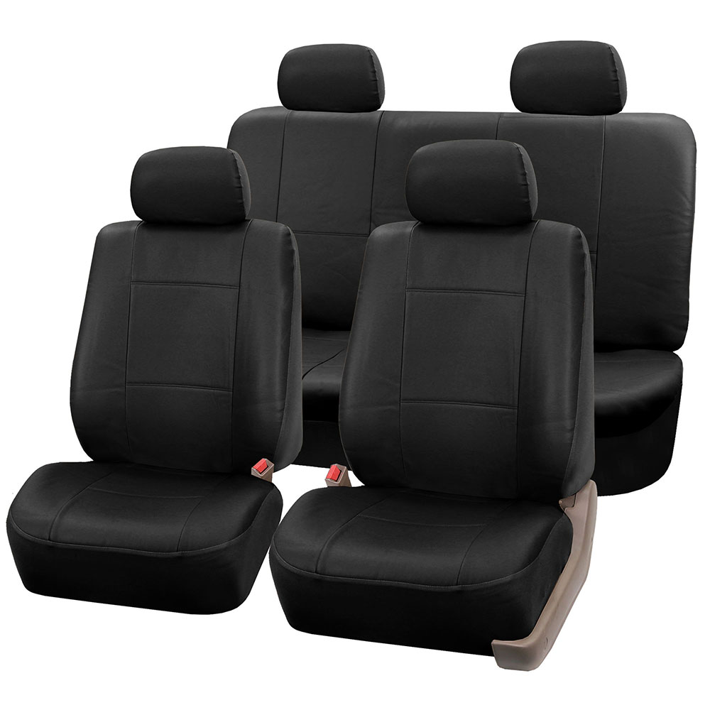 fh group faux leather universal seat covers