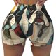 thumbnail image 2 of Balery Colorful Bulldog Duo Pantalones cortos de entrenamiento estampados para mujer, sin costuras, ajustados, para gimnasio, yoga, correr, deportes, ejercicio activo, fitness.-Large, 2 of 8
