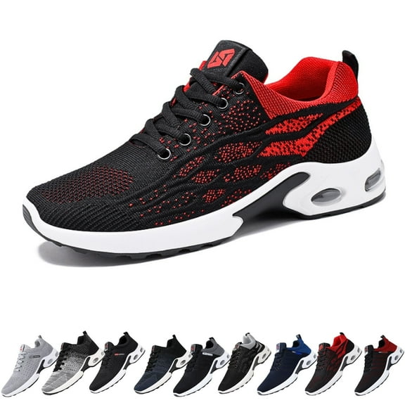 CHICVOMEY Casual Fashion Walking Shoes for Men Breathable Mesh Running Shoes Comfortable Sneakers Cushioned Non-Slip Tennis Sneakers