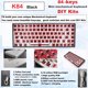 thumbnail image 3 of 84 Kit de mecáco Tres modos Blurtooth 5.1 2.4G Inalámbrico 3/5 Pin para computadora portátil critorio Carga USB shamjiam Teclado mecánico, 3 of 8
