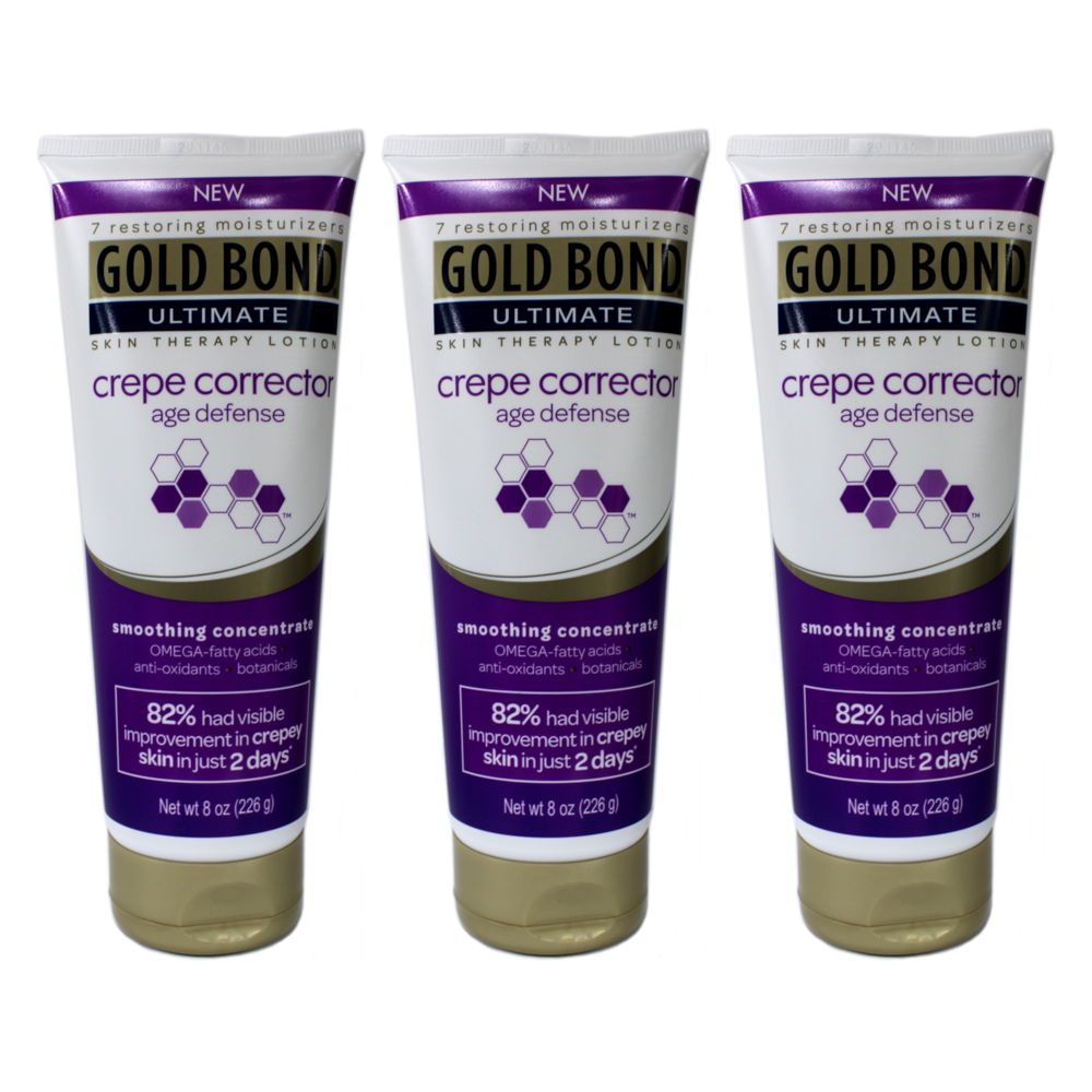 3 Pack Gold Bond Ultimate Skin Therapy Lotion Crepe Corrector Age