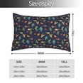 thumbnail image 4 of Disketp Pillow Covers Shells And Seaweed Pattern Throw Pillow Case Cushion Covers,Cushion For Bedroom,Couch,Home-20"X30", 4 of 8