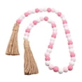 thumbnail image 5 of LABELEPH 1Set Pink Wood Beads Garland For Valentines Day And Birthday Celebrations, 5 of 8