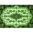 thumbnail image 1 of Ahgly Company Indoor Rectangle Medallion Green Traditional Area Rugs, 2' x 3', 1 of 1