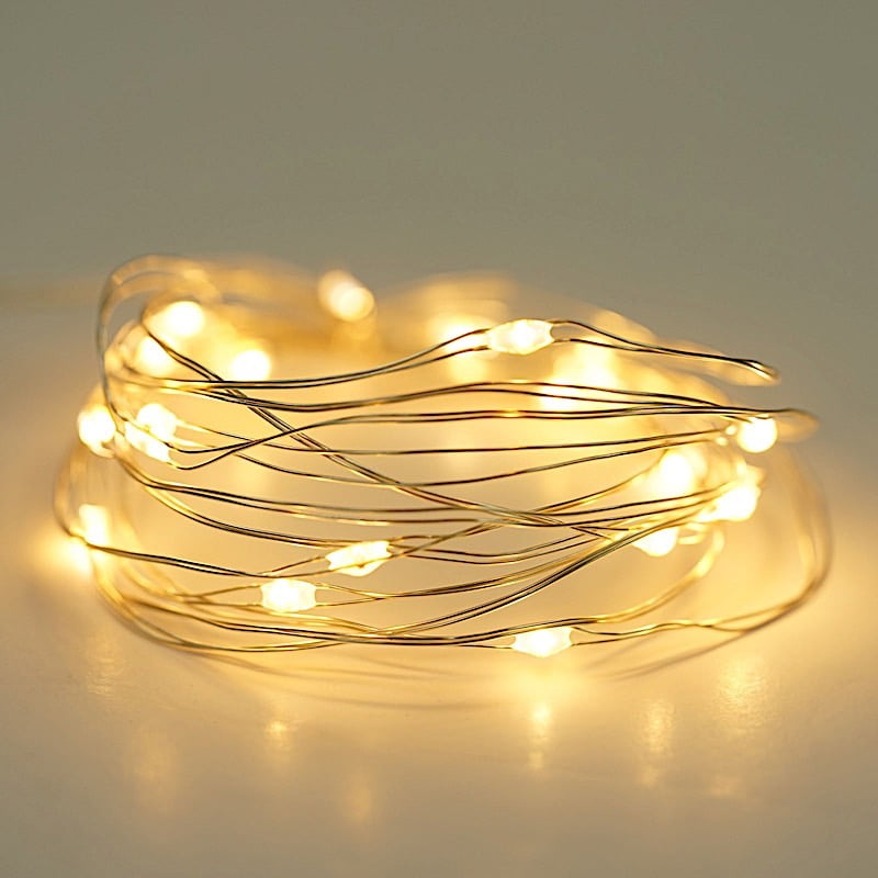 10 20 50 100 LED Wire String Lights Fairy Party Decor Holiday Wedding Supplies 