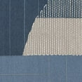 thumbnail image 6 of Hauteloom Hanwood Wool Living Room, Bedroom Area Rug - Modern - Gray, Blue - 5' x 7'6", 6 of 8
