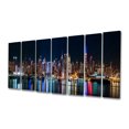 thumbnail image 1 of Designart - New York Midtown Night Panorama - Extra Large Canvas Art Print, 1 of 1