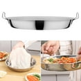 thumbnail image 4 of CNKOO Stainless Steel Pan Cold Noodle Making Tools Steamed Rice Tray Cake Dish for Home Kitchen(23CM), 4 of 8