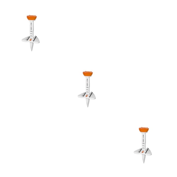 Soidarity Plástico Portátil Golfs Tee Holder Golfer Outdoor Golfs Impermeable Mini Golfing Stud Training Aids Balls Nail Orange Type1 NO1