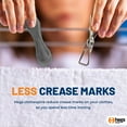 thumbnail image 4 of Hegs 10-Count Stainless Steel Clothespins with Hooks, Orange. Different colors available!, 4 of 11