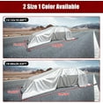 thumbnail image 5 of Large Fibreglass Vehicle Emergency Fire Blanket, Car Fire Suppression Blanket for Conflagration with Carry Bag, Silver, 5 of 9