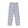 thumbnail image 3 of Lsque Sailboats And Seagulls Print Men's Pajama Pants, Lounge Pant - Comfortable Home Wear,Elastic Waistband, Stylish Design-Small, 3 of 9