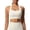 White, variant on Sport Bras For Women Solid Color Full Coverage Support Bra White Size S