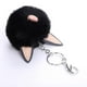 thumbnail image 5 of Llaveros para mujer, llavero de billetera, llavero de coche, llavero lindo de 8 cm con orejas lindas, llavero colgante para mujer, llavero con pompones, llaveros, llavero, 5 of 5