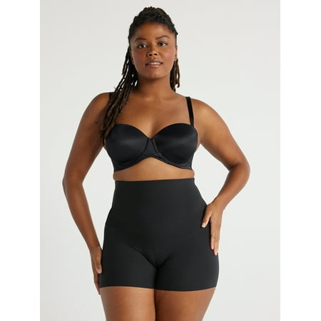 Joyspun Women's Mid-Rise Shaping Boyshorts, Sizes S-XXXL