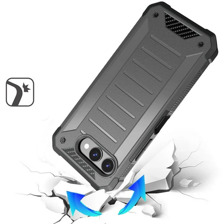 For T-Mobile REVVL 8 TMRV085G Premium Tough Hybrid Cell Phone Cover Case - Gray - Walmart.com For T-Mobile REVVL 8 TMRV085G Premium Tough Hybrid Cell Phone Cover Case - Gray - Walmart.com