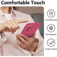 thumbnail image 6 of Compatible with Xiaomi 13 Lite Case Shockproof, Liquid Silicone Ultra Slim Protective Xiaomi 13 Lite Phone Case Soft Anti-Scratch Cover with Full Body Protection Cases (Camellia Red), 6 of 14