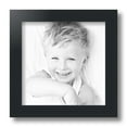 thumbnail image 2 of ArtToFrames 9x9" Noir Black - Full Wrap Picture Frame, Black MDF Poster Frame, with Regular Glass and Foam Backing 3/16 inch (FBPL-4852), 2 of 8