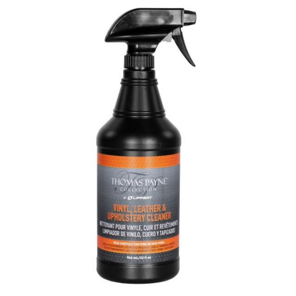 Lippert Components Fabric Cleaner 2021017625 Thomas Payne; For Use On Vinyl/Leather/Carpet/Fiberglass/Plastic/Chrome/Glass; 32 Ounce Bottle; Bio-Degradable/Non-Caustic/Non-Silicone