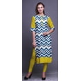 thumbnail image 2 of Bimba PrintedÂ&nbsp;KurtiÂ&nbsp;Summer Wear Kurta Straight Tunic Dresses For Women, 2 of 6