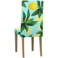 thumbnail image 4 of Funda protectora para silla ABPHQTO diseño de frutas de verano color limón juego de 6, 4 of 4