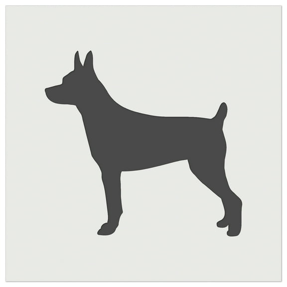 Rat Terrier Dog Solid DIY Cookie Wall Craft Stencil - 5.5 Inch