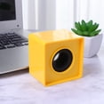thumbnail image 3 of Microphone Marks Professional Interview Logo Stand Microphone Protector for Reporters (Square Yellow), 3 of 7