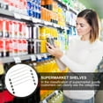 thumbnail image 3 of QUMIIRITY 5Pcs Galvanized Iron Shelf Divider for Supermarket Goods Classification and Store Organization, 3 of 7