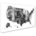 thumbnail image 2 of Trademark Fine Art " Map BG-1" Canvas Art by Marlene Watson, 2 of 3