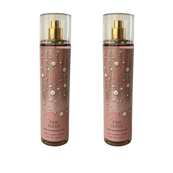 Bath & Body Works Pink Suede Fine Fragrance Mist Set 8 fl oz
