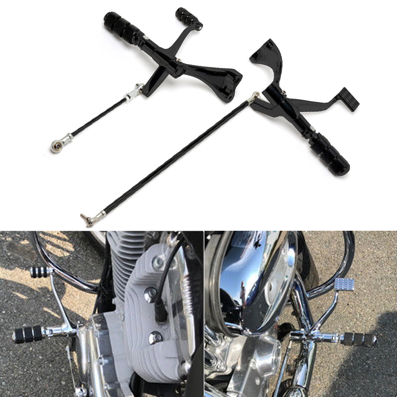 Motorcycle footrest harley sportster Forward Controls Kit Pegs Levers Linkage For Harley 883 1200 04-13 black