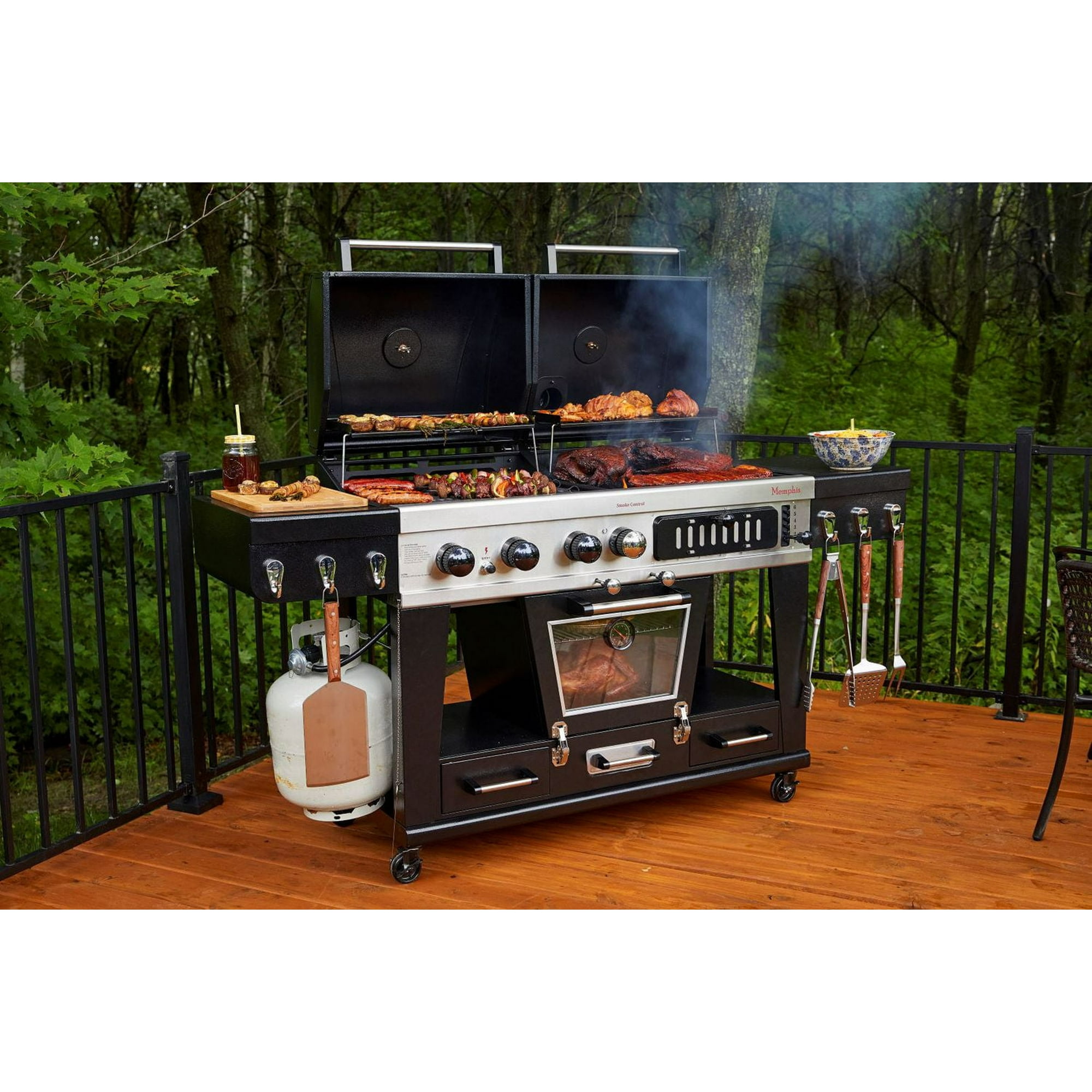 Pit Boss Memphis Ultimate 2100 4-in-1 Gas and Charcoal