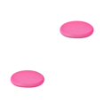 thumbnail image 1 of Shengyu 1/2/3 Polyester Seat Cushion Replacement Round Solid Color Breathable Soft Home Office Automotive Sofa Bay Window Mat Pad Rose Red 2PCS, 1 of 6