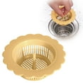 thumbnail image 2 of Gnwei Plastic Sink Strainer, Flexible Kitchen Sink Drainers, Easy Clean Sink Drain Filter Basket, Kitchen Sink Basket Strainer, Traps Food Debris and Prevents Clogs(Multicolored), 2 of 9