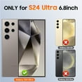 thumbnail image 3 of Oupeigar for Samsung Galaxy S24 Ultra Case Wallet RFID [Cards Holder][Camera Cover][Edge Raised] Rugged Shockproof Silicone Protective Phone Case-Gold, 3 of 9