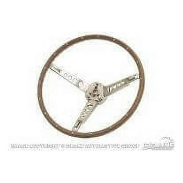 Scott Drake C5ZZ-3600-NK Deluxe Steering Wheel Assembly Woodgrain
