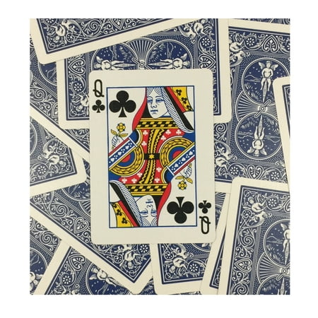 One Way Forcing Deck for Magic Tricks, Blue Queen of Clubs